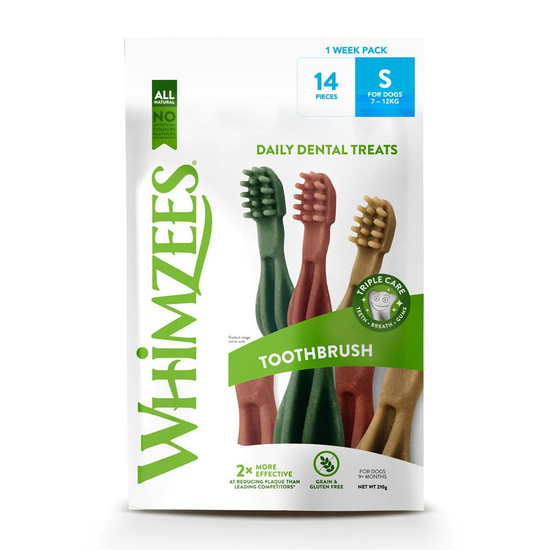 Whimzees Toothbrush S 14 unidades