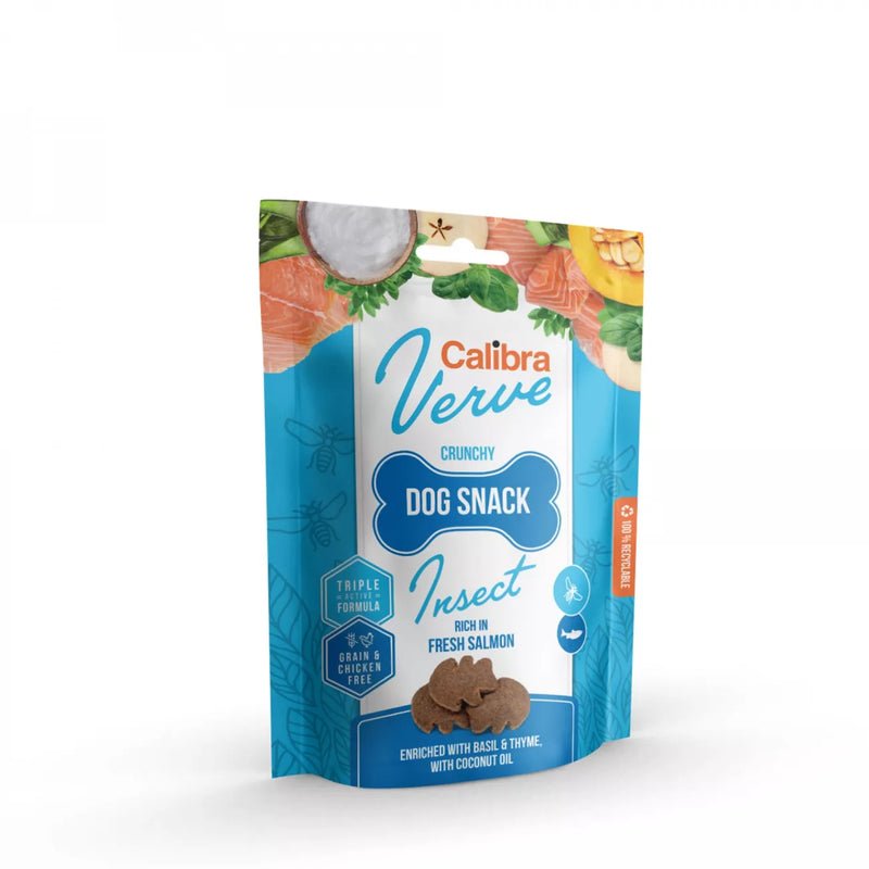 Calibra Verve Crunchy Snack Insectos y Salmon 150 g