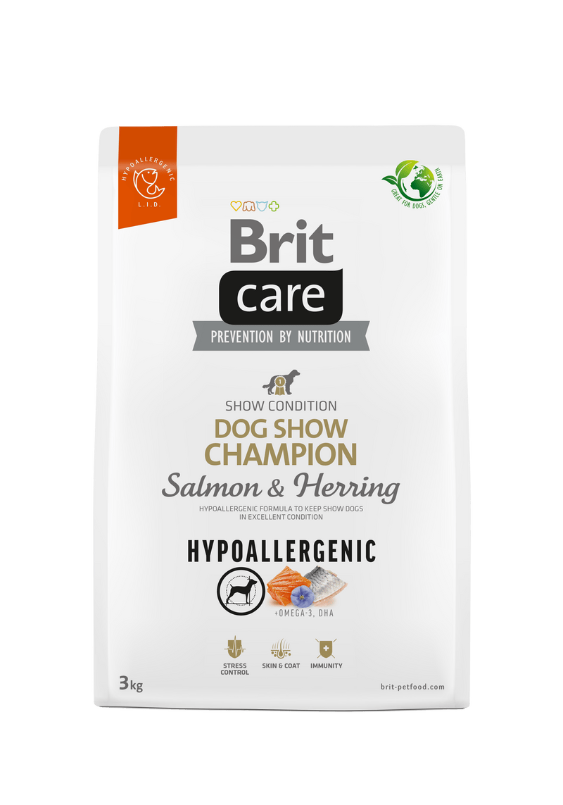 Brit Care Hypoallergenic Dog Show Champion Salmon & Herring