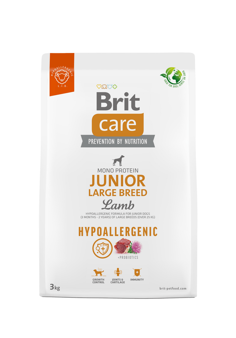 Brit Care Hypoallergenic Junior Large Breed Lamb