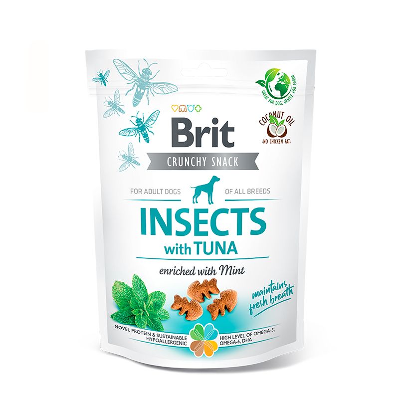 Brit Crunchy Insects Atun 200 g