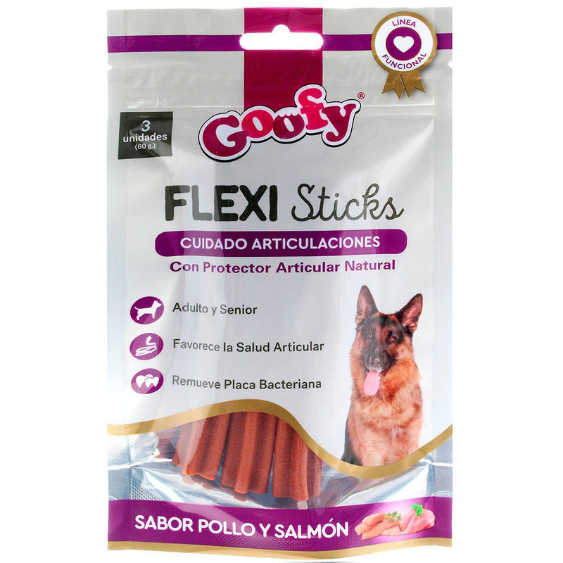 Goofy 'Snack para perros' Flexi sticks 3 unidades 60 g