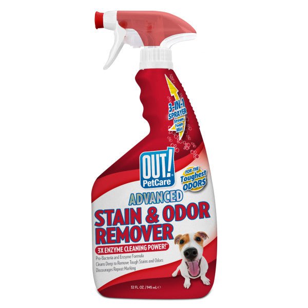 Repelente para orina de perros en Spray 'Out! Stain & Odor Mover 3-1' 945 ml