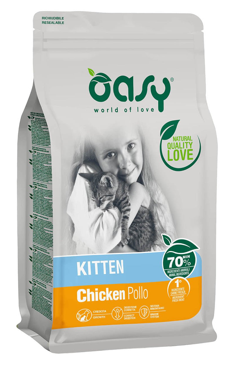 Oasy Alimento 'Lifestage' Gatitos sabor pollo 1.5 Kg