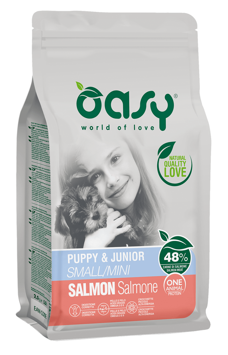 Alimento 'OAP' Puppy & Junior Razas Pequeñas Salmon 2.5 Kg