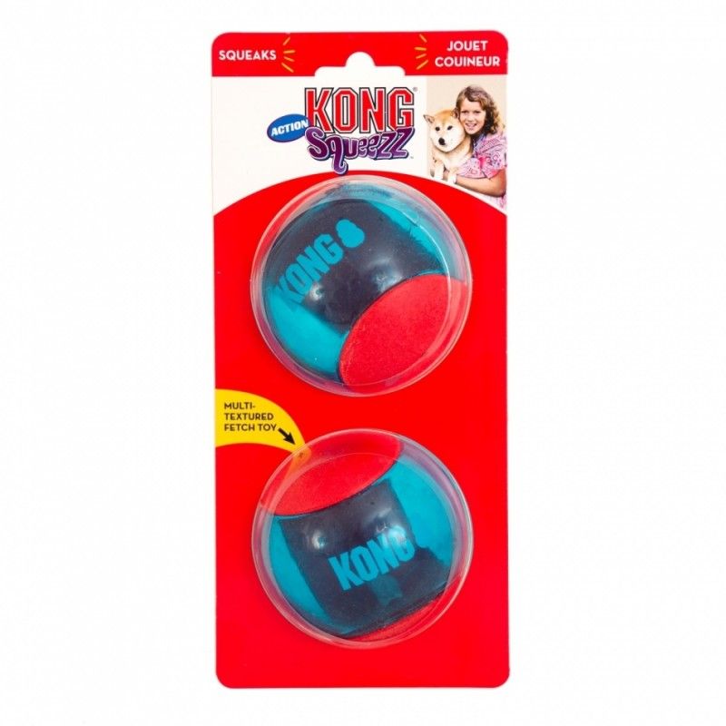 Kong Squeeze Action Ball Roja