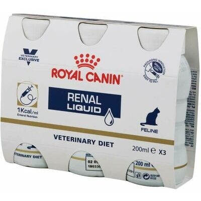 Royal Canin VD Renal Liquid Gatos 3x0,2l