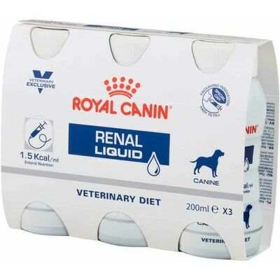 Royal Canin VD Renal Liquid Perros 3x0,2l