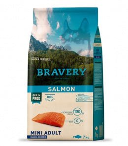 BRAVERY Salmon Mini Adult Small Breeds 2 Kg