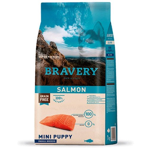 BRAVERY Salmon Mini Puppy Small Breeds 2 Kg