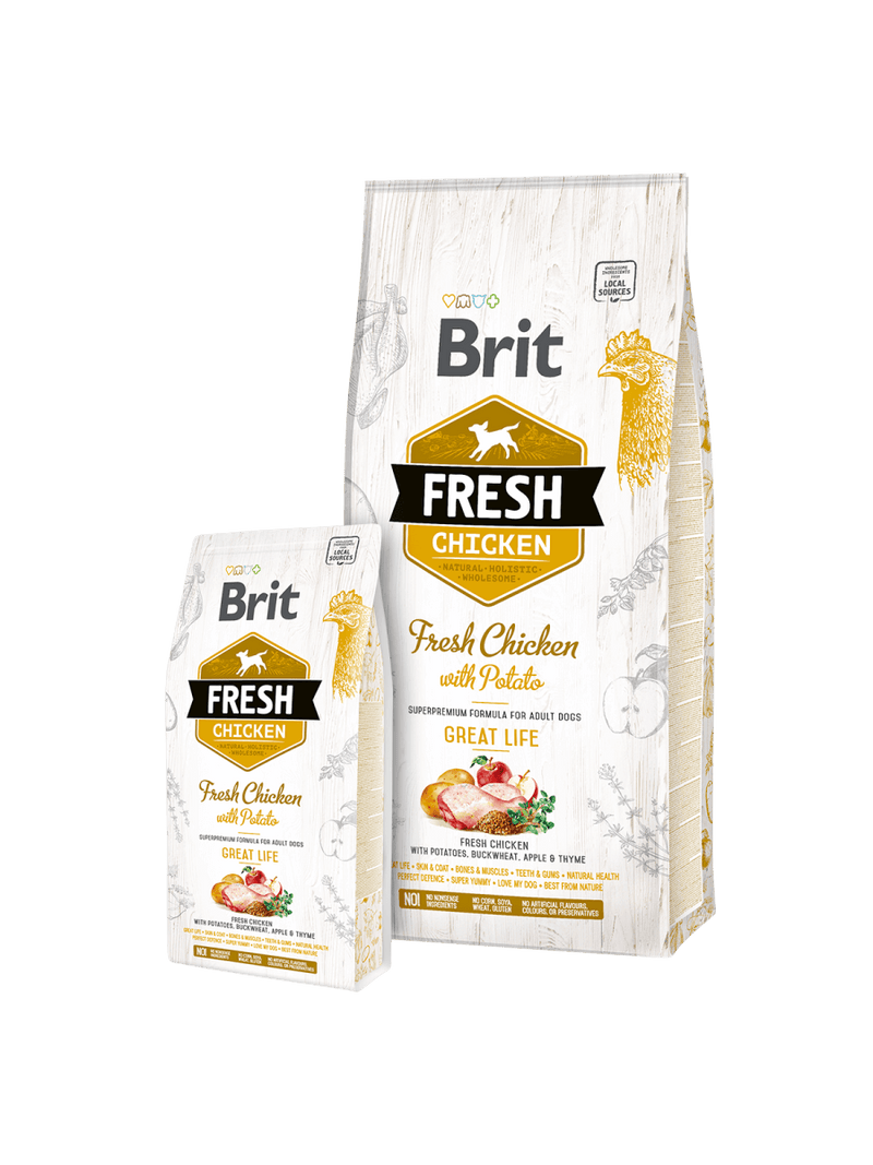 Brit Fresh Chicken with Potato Adult