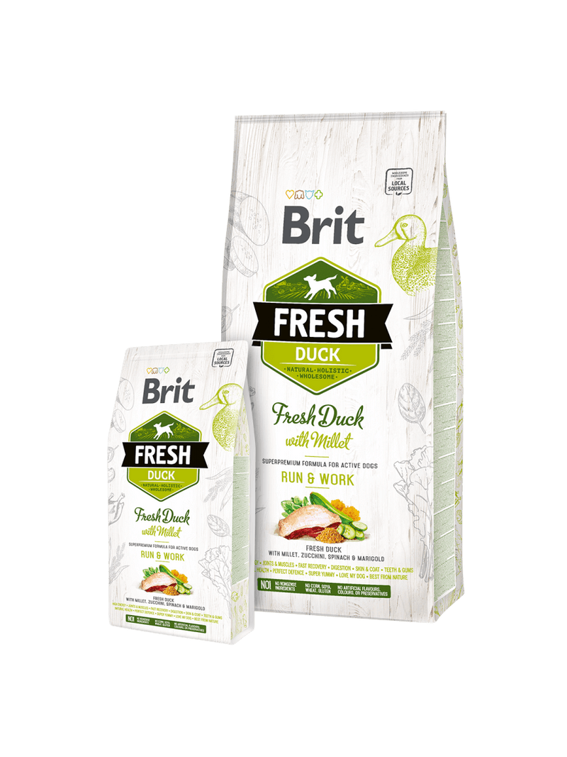 Brit Fresh Duck with Millet Active Run & Work