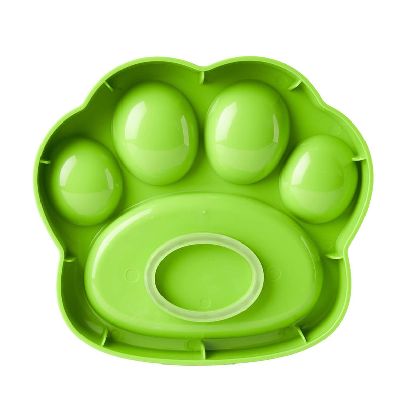 PAW 2-in-1 for Cat Slow Feeder & Lick Pad Verde "Nivel Fácil"