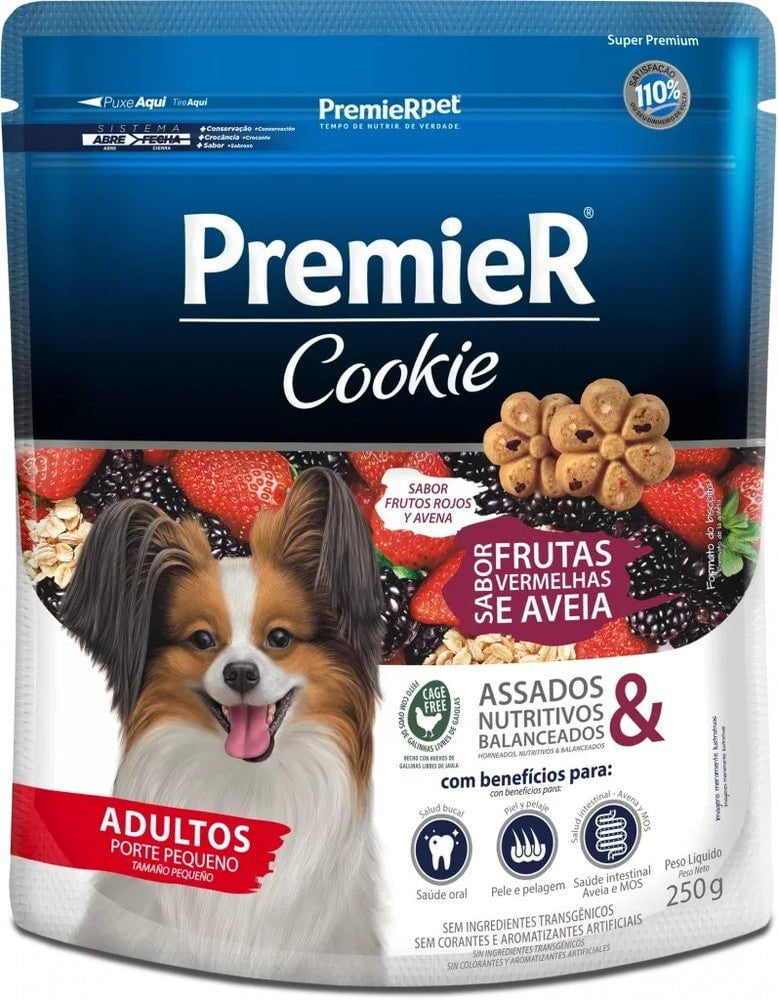 Premier Cookie Adulto Frutos Rojos Galletas 250 gr